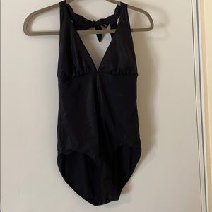 Black shimmer bathing suit (large)